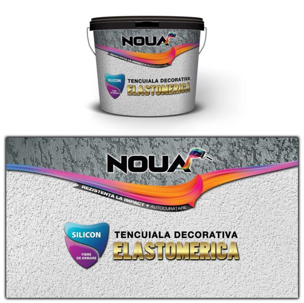 Tencuiala decorativa Noua Elastoplast cu silicon